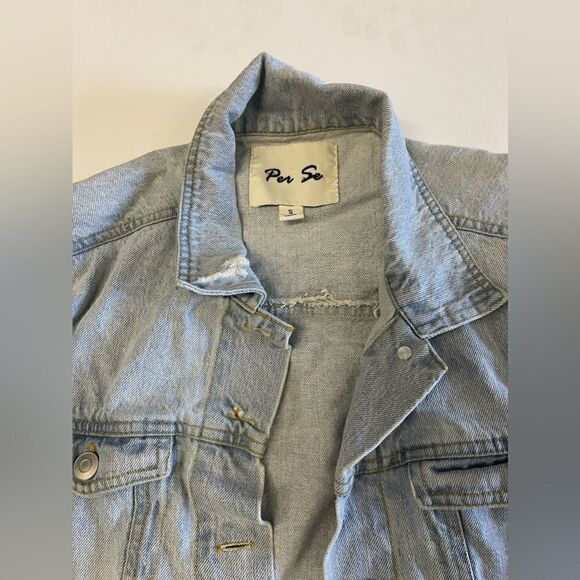 Per Se Denim Jean Jacket - Picture 2 of 3